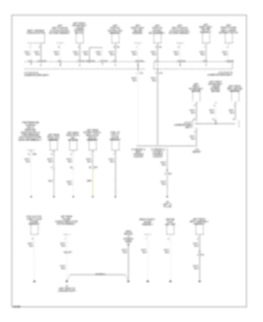 Ground Distribution Wiring Diagram 6 of 6 for Lexus ES 300h 2013
