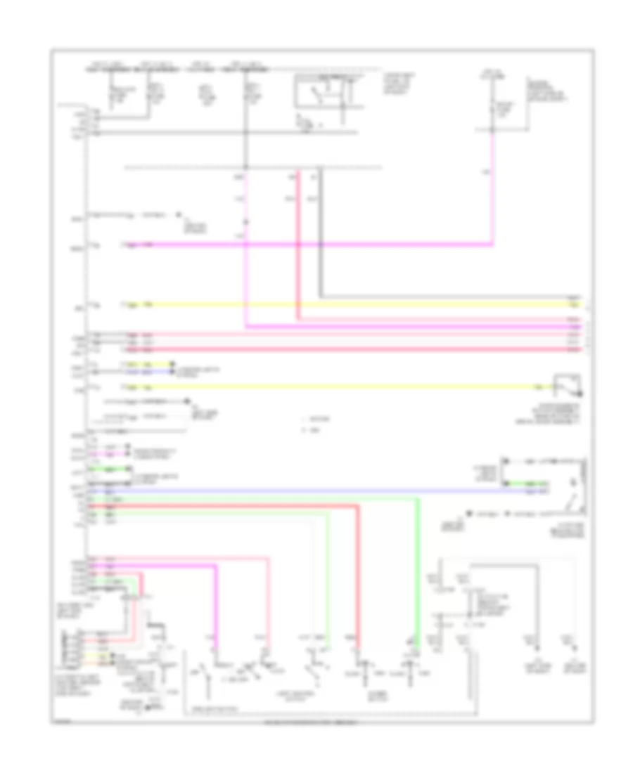 Headlamps Wiring Diagram 1 of 2 for Lexus ES 300h 2013