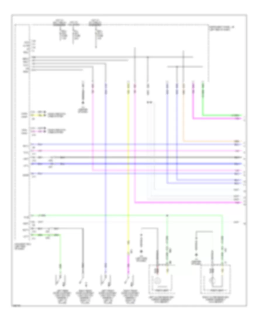 Courtesy Lamps Wiring Diagram 1 of 4 for Lexus ES 300h 2013