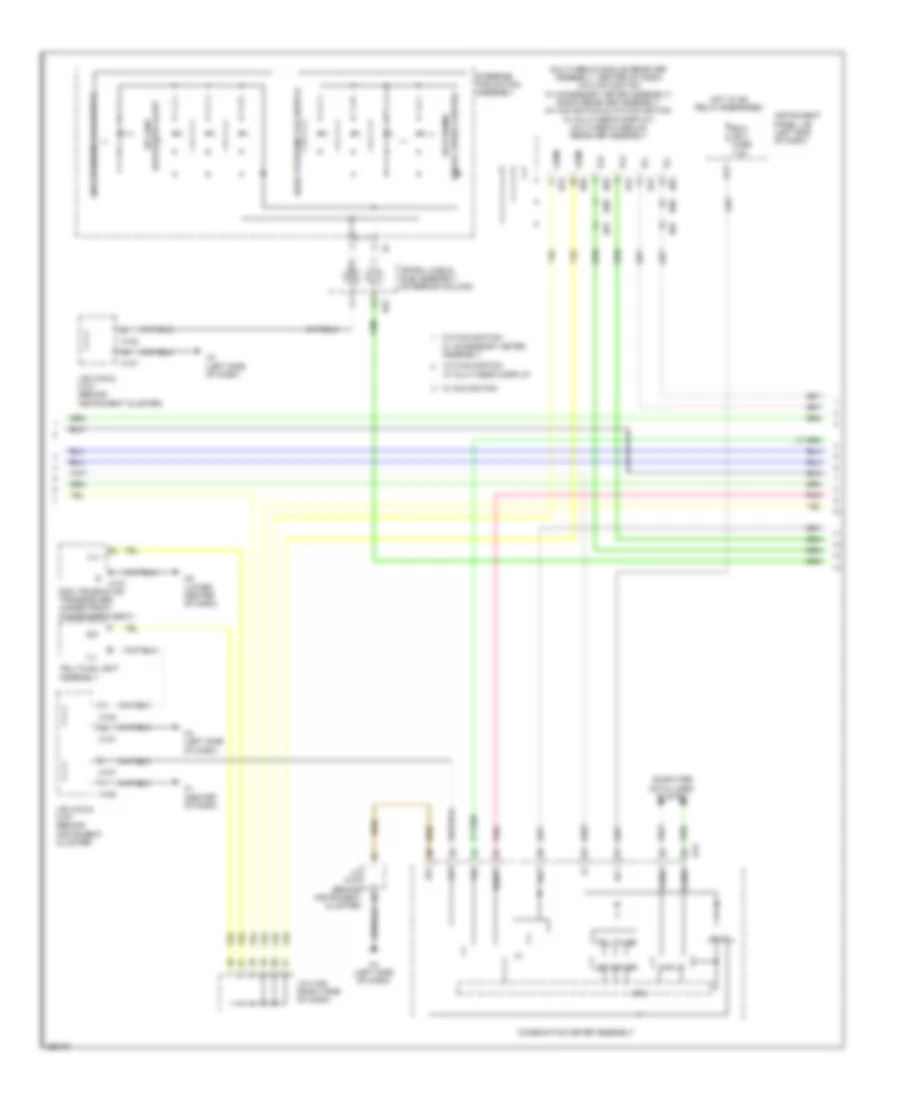 Instrument Illumination Wiring Diagram (2 of 5) for Lexus ES 300h 2013