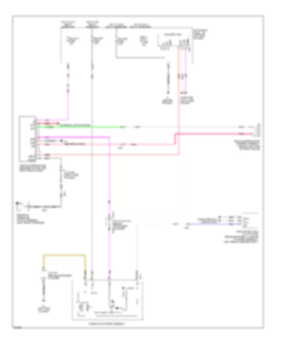Vehicle Proximity Notification Wiring Diagram for Lexus ES 300h 2013