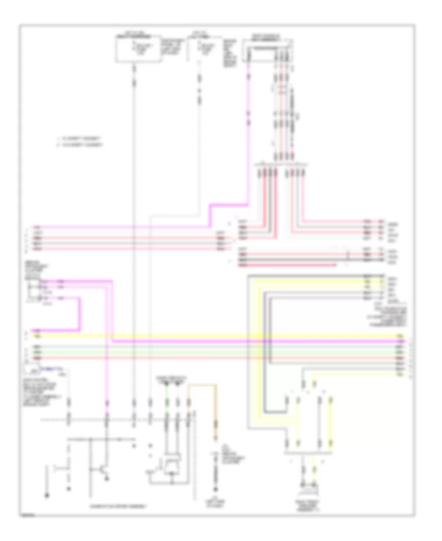 Radio Wiring Diagram without Navigation  Multi Media Module Receiver Assembly 2 of 3 for Lexus ES 300h 2013