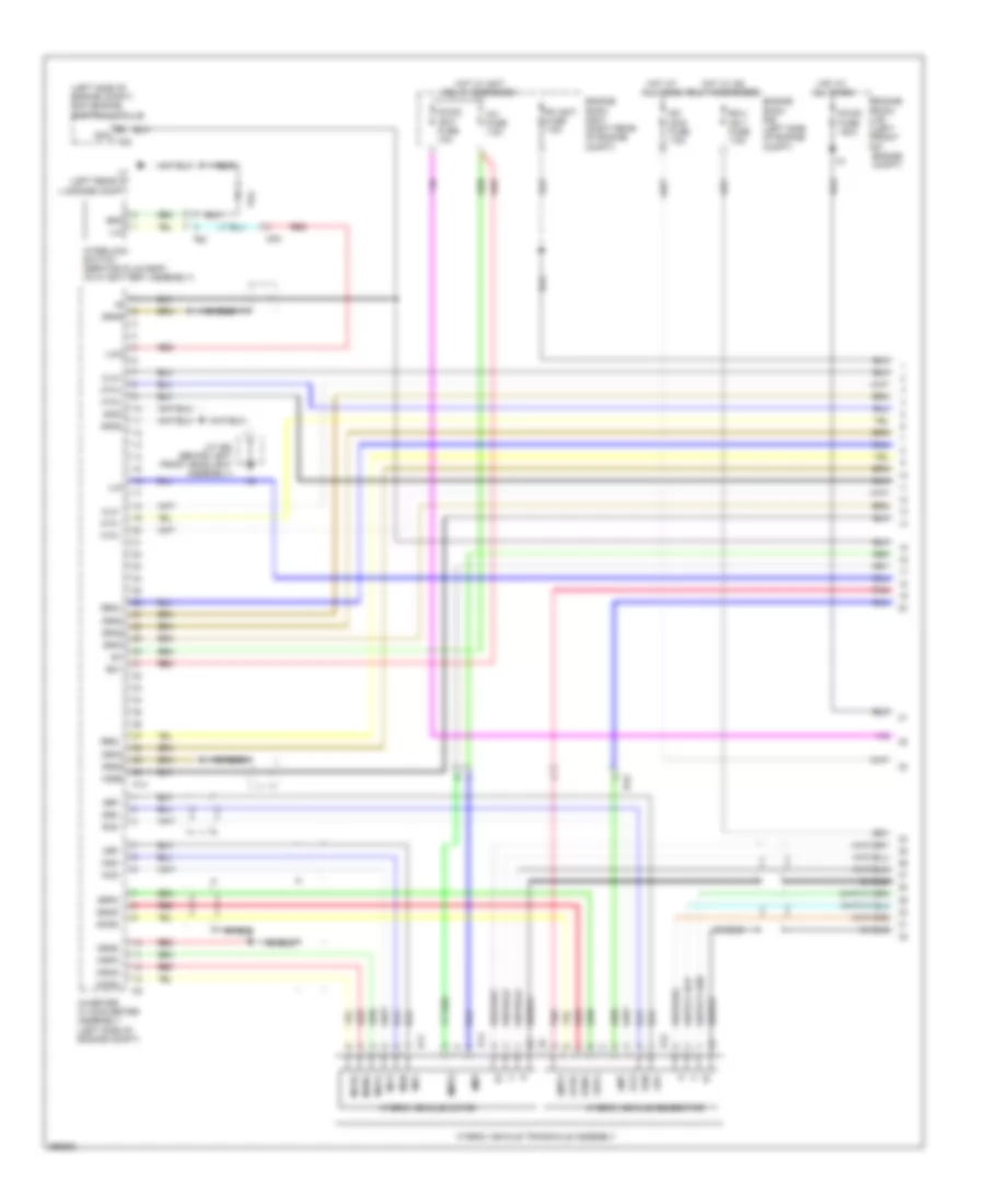 Transmission Wiring Diagram 1 of 2 for Lexus ES 300h 2013