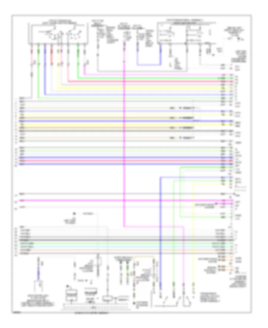 Transmission Wiring Diagram (2 of 2) for Lexus ES 300h 2013