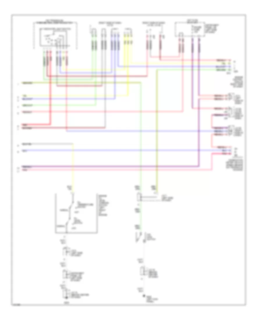 Instrument Cluster Wiring Diagram (2 of 2) for Lexus ES 300 1999