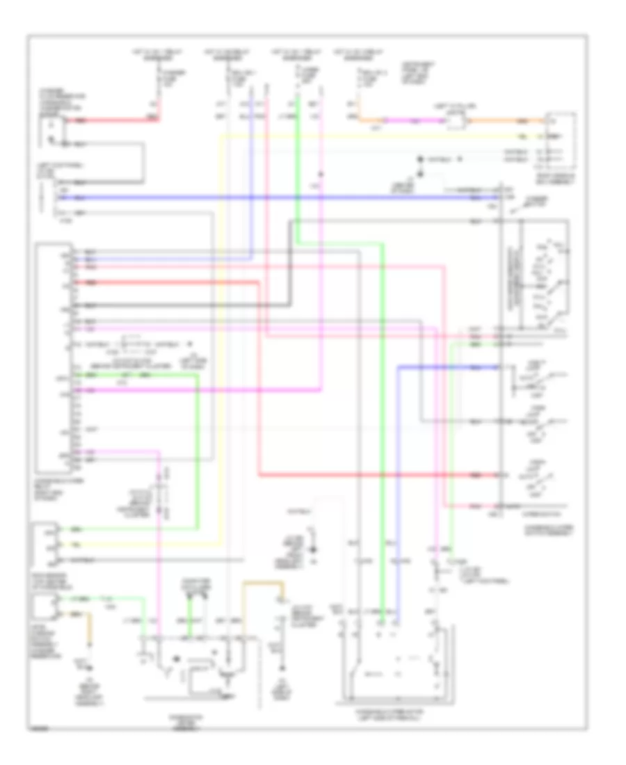 Электросхема стеклоочистителя, дворников и омывателя, С Авто Система Дворника для Lexus ES 350 2013