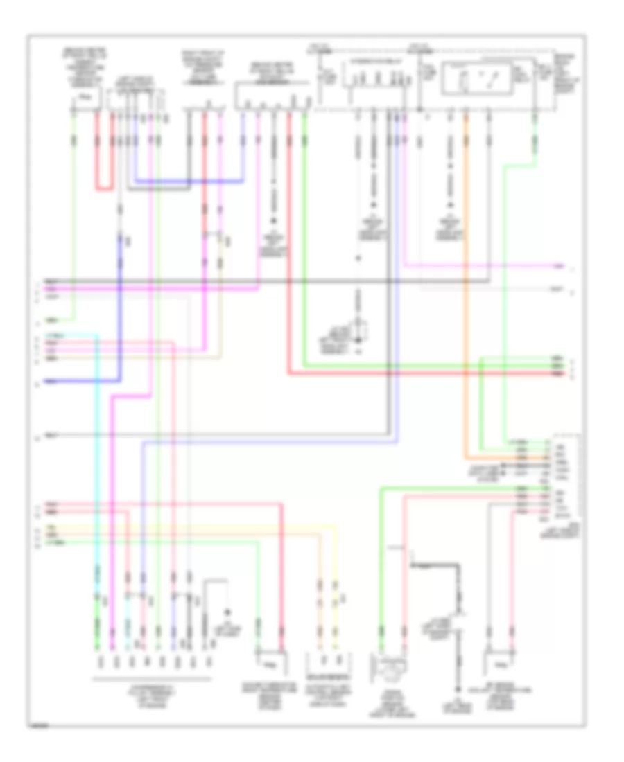Automatic A C Wiring Diagram 2 of 3 for Lexus ES 350 2013