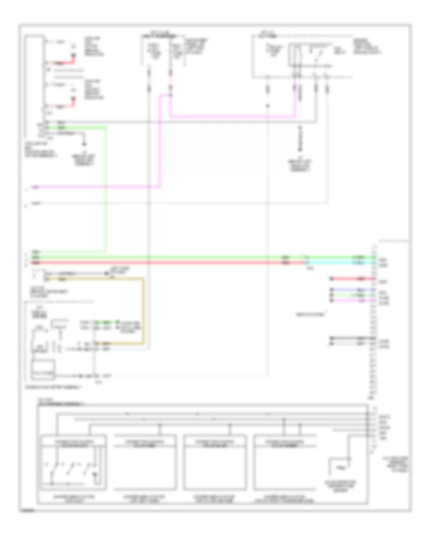 Automatic AC Wiring Diagram (3 of 3) for Lexus ES 350 2013