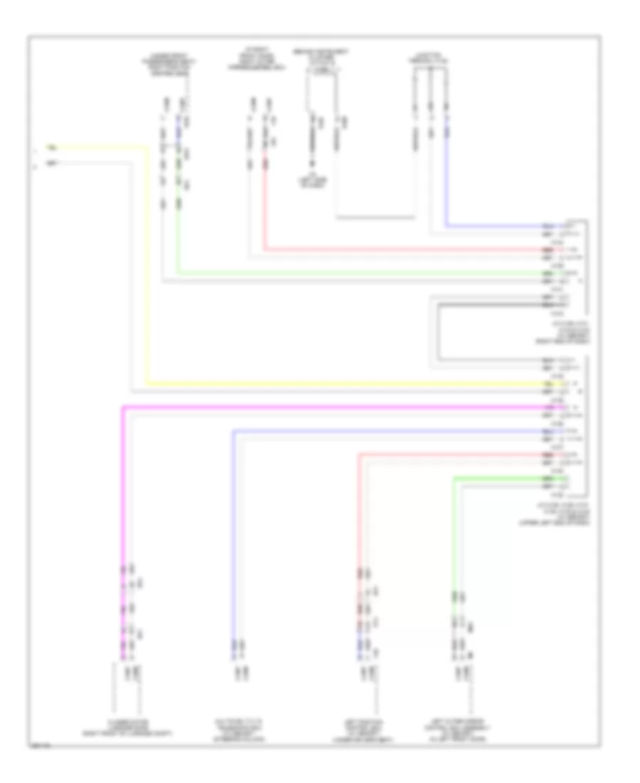 Body ECU Wiring Diagram (4 of 4) for Lexus ES 350 2013