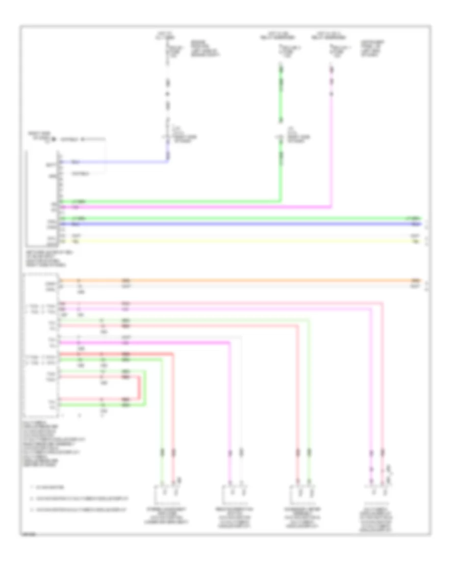HighLow Bus Wiring Diagram (1 of 4) for Lexus ES 350 2013
