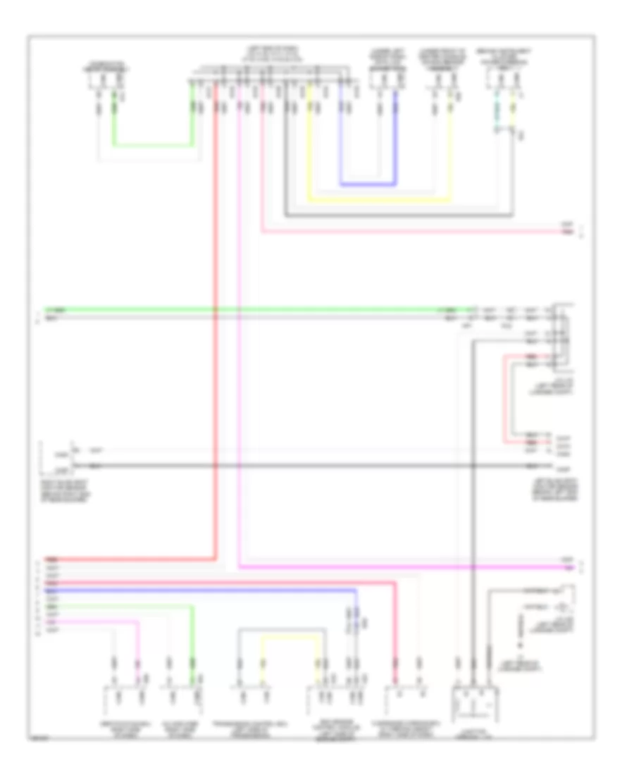 High Low Bus Wiring Diagram 3 of 4 for Lexus ES 350 2013
