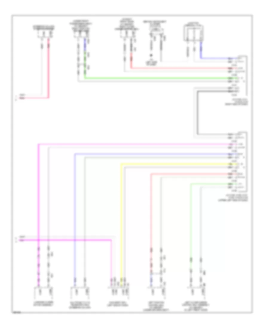 HighLow Bus Wiring Diagram (4 of 4) for Lexus ES 350 2013