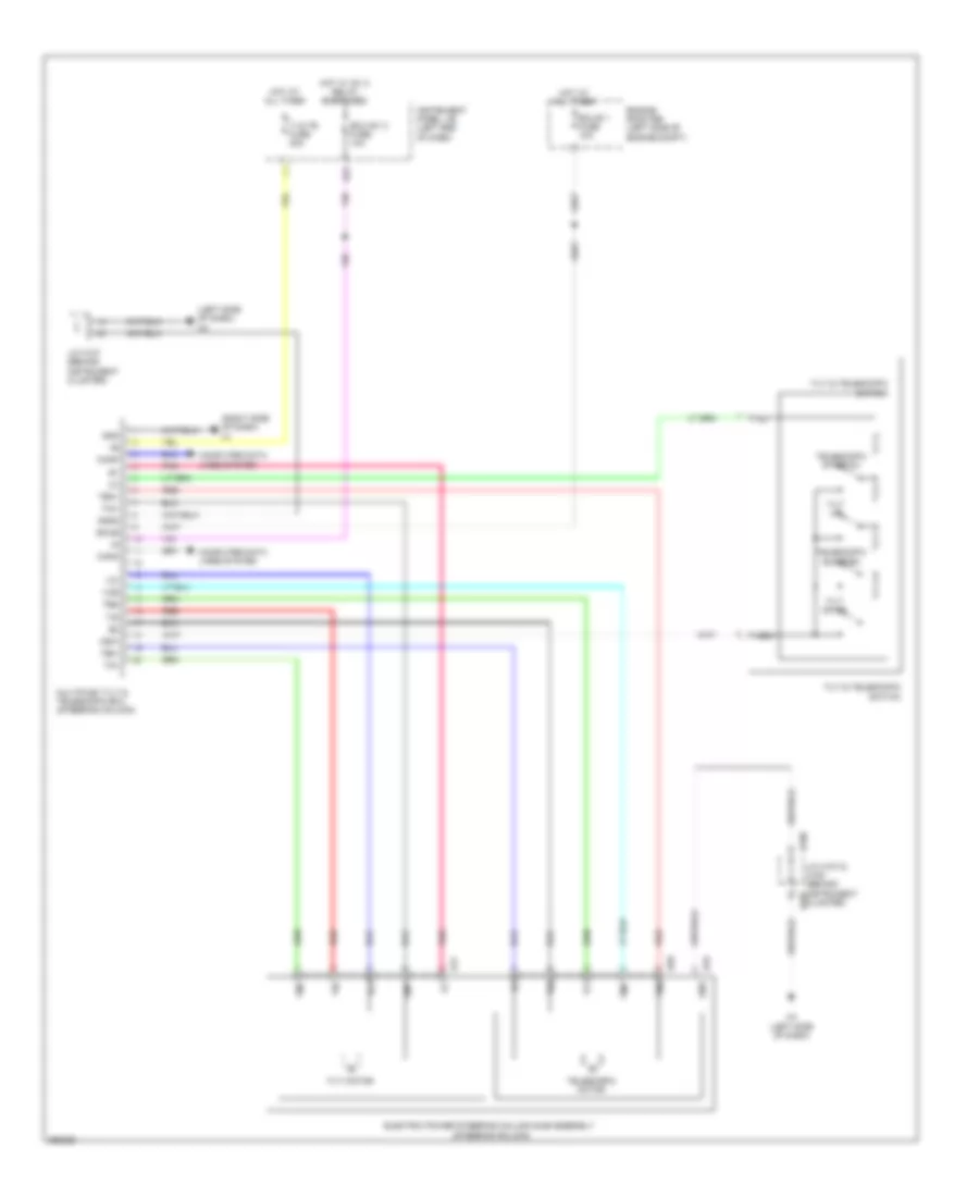 Power Tilt Steering Column Wiring Diagram for Lexus ES 350 2013