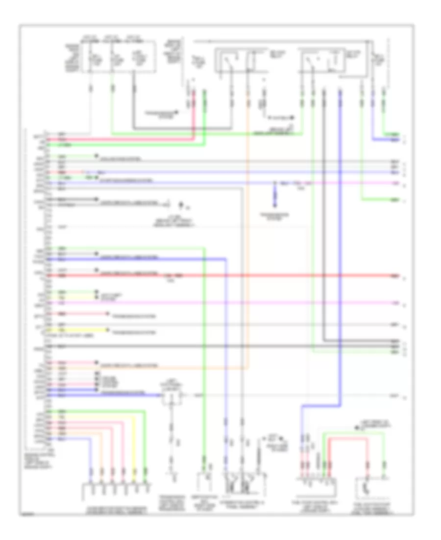 3 5L Engine Performance Wiring Diagram 1 of 5 for Lexus ES 350 2013