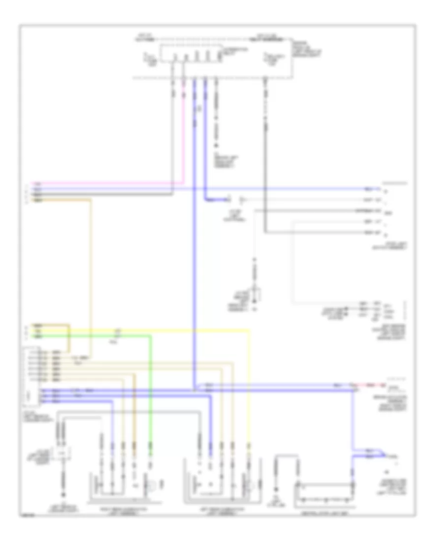 Exterior Lamps Wiring Diagram (3 of 3) for Lexus ES 350 2013