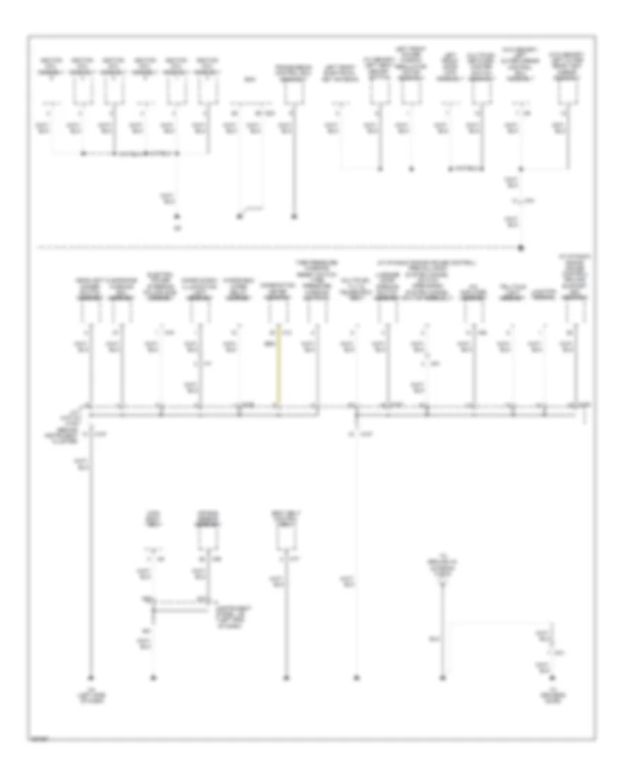 Ground Distribution Wiring Diagram 4 of 6 for Lexus ES 350 2013