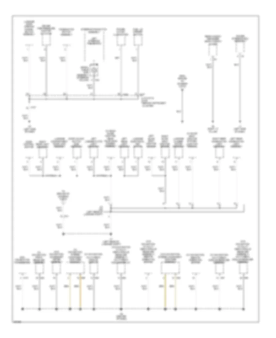 Ground Distribution Wiring Diagram 5 of 6 for Lexus ES 350 2013