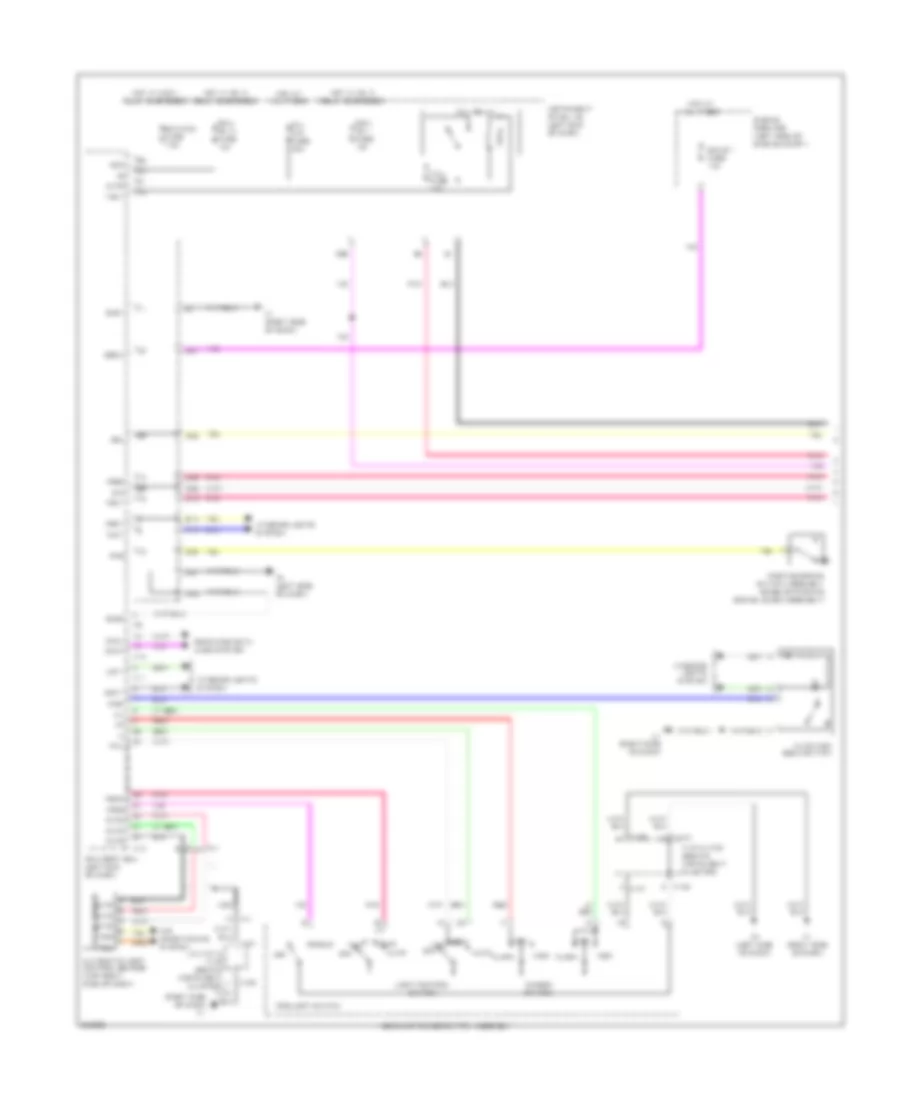 Headlamps Wiring Diagram 1 of 2 for Lexus ES 350 2013
