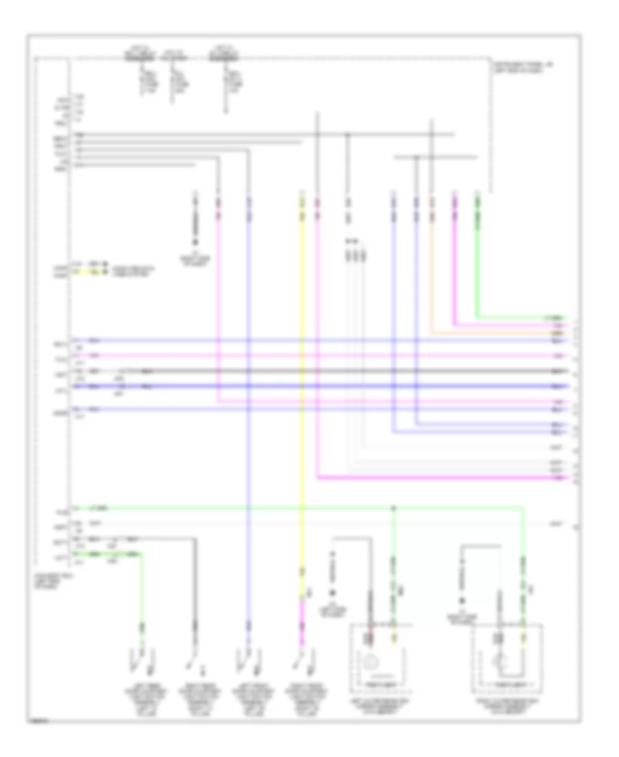 Courtesy Lamps Wiring Diagram 1 of 4 for Lexus ES 350 2013