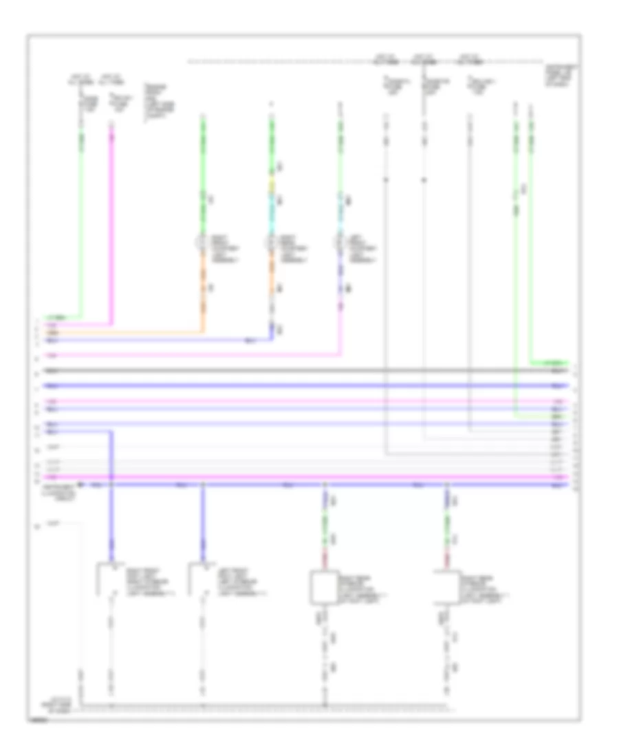 Courtesy Lamps Wiring Diagram (2 of 4) for Lexus ES 350 2013