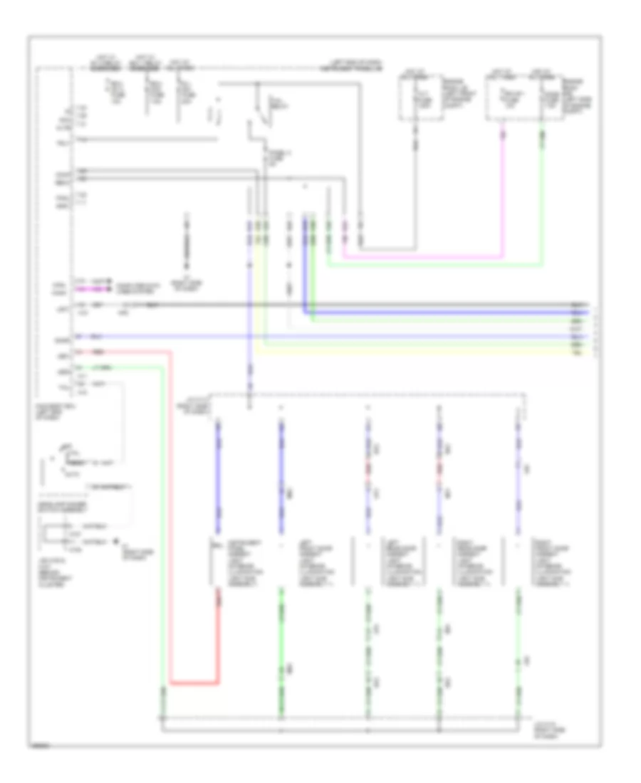 Instrument Illumination Wiring Diagram (1 of 6) for Lexus ES 350 2013