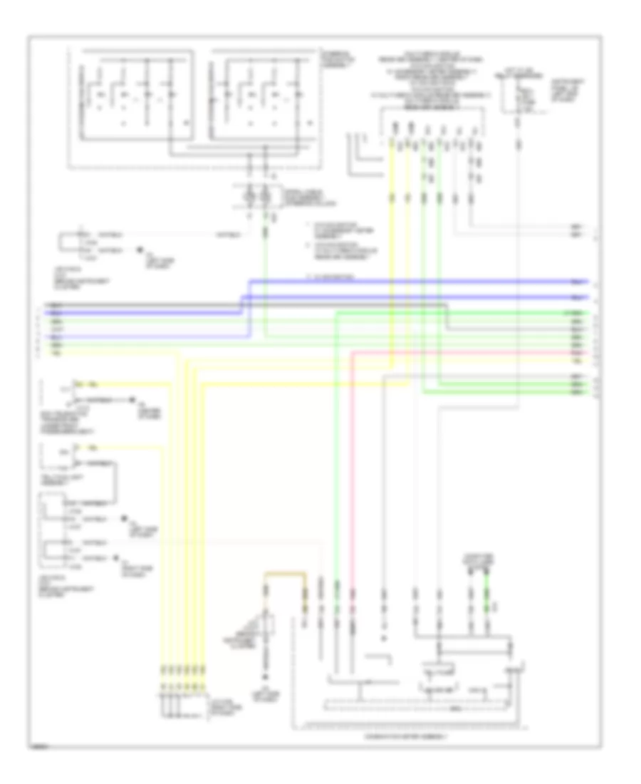 Instrument Illumination Wiring Diagram (2 of 6) for Lexus ES 350 2013