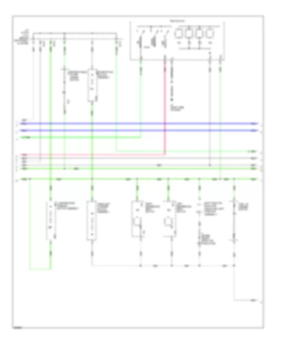 Instrument Illumination Wiring Diagram (4 of 6) for Lexus ES 350 2013