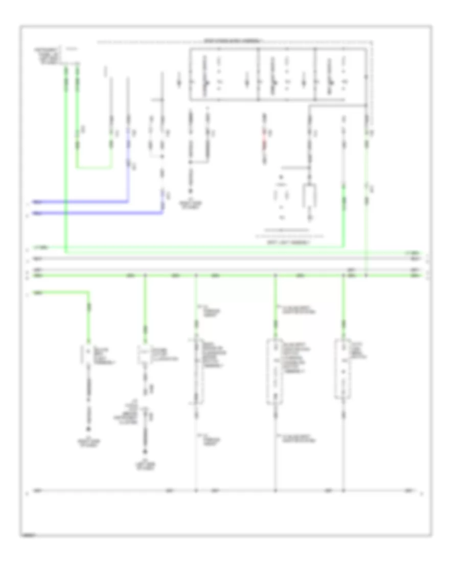 Instrument Illumination Wiring Diagram 5 of 6 for Lexus ES 350 2013