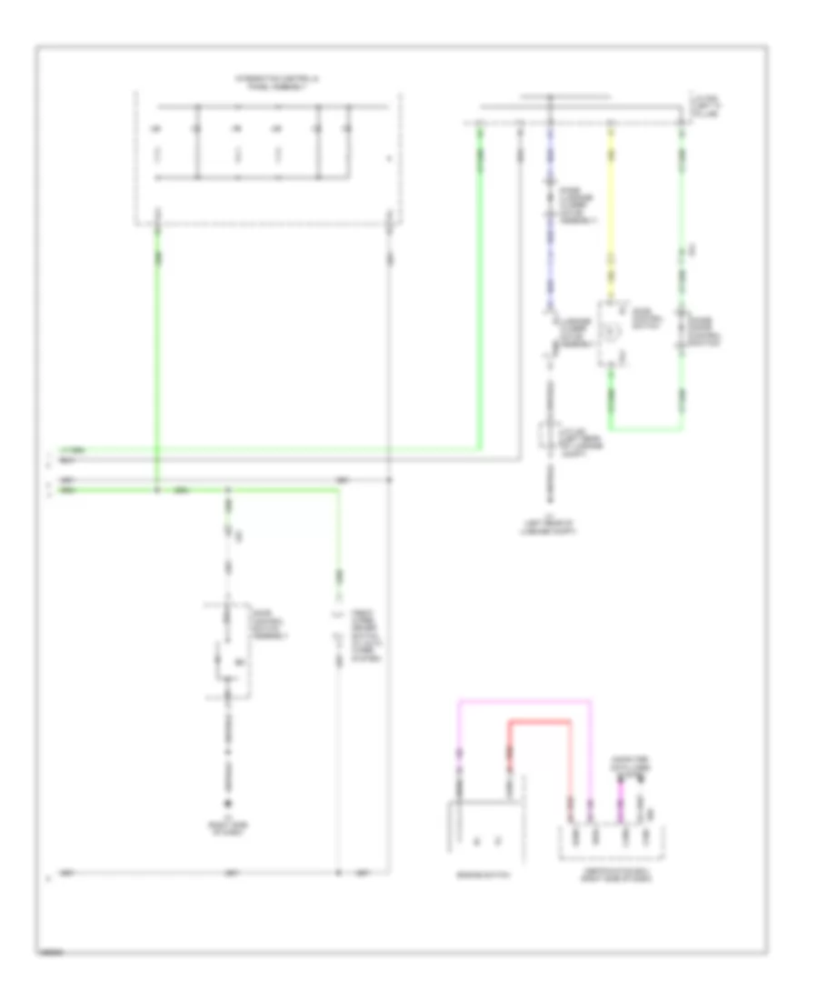 Instrument Illumination Wiring Diagram 6 of 6 for Lexus ES 350 2013