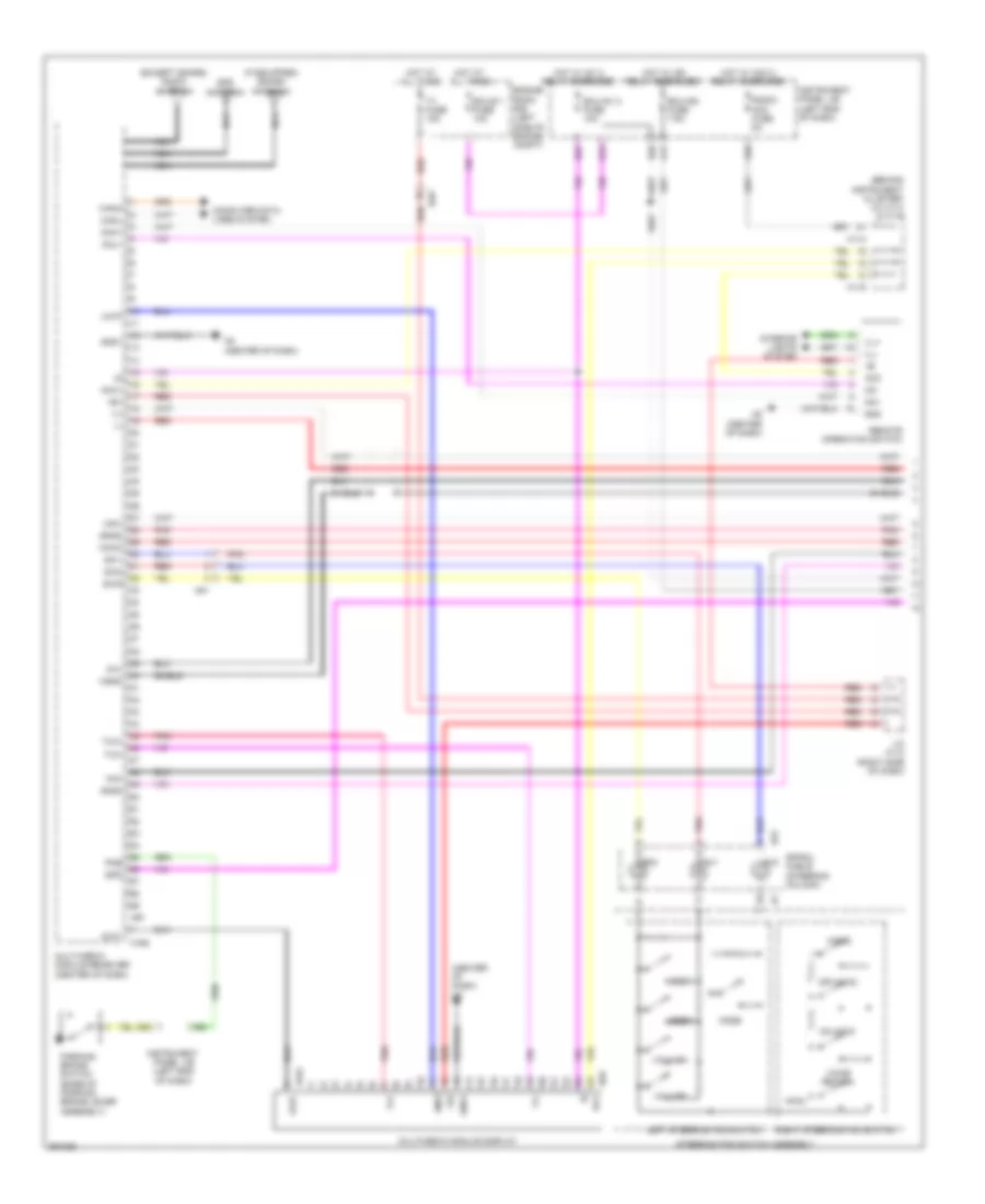 Navigation Wiring Diagram (1 of 3) for Lexus ES 350 2013