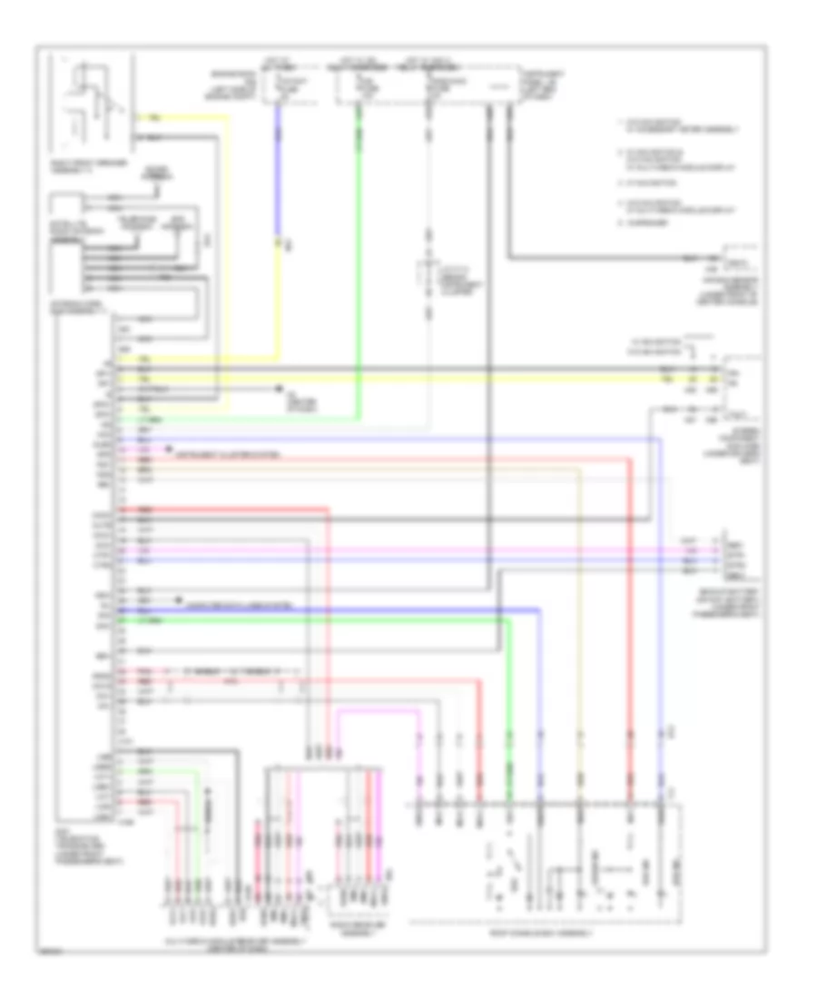 Telematics Wiring Diagram for Lexus ES 350 2013