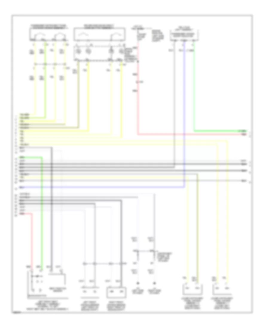 Supplemental Restraint Wiring Diagram 2 of 3 for Lexus ES 350 2013