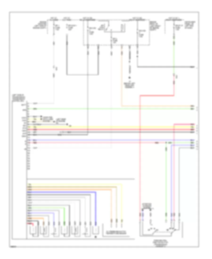 Transmission Wiring Diagram 1 of 2 for Lexus ES 350 2013