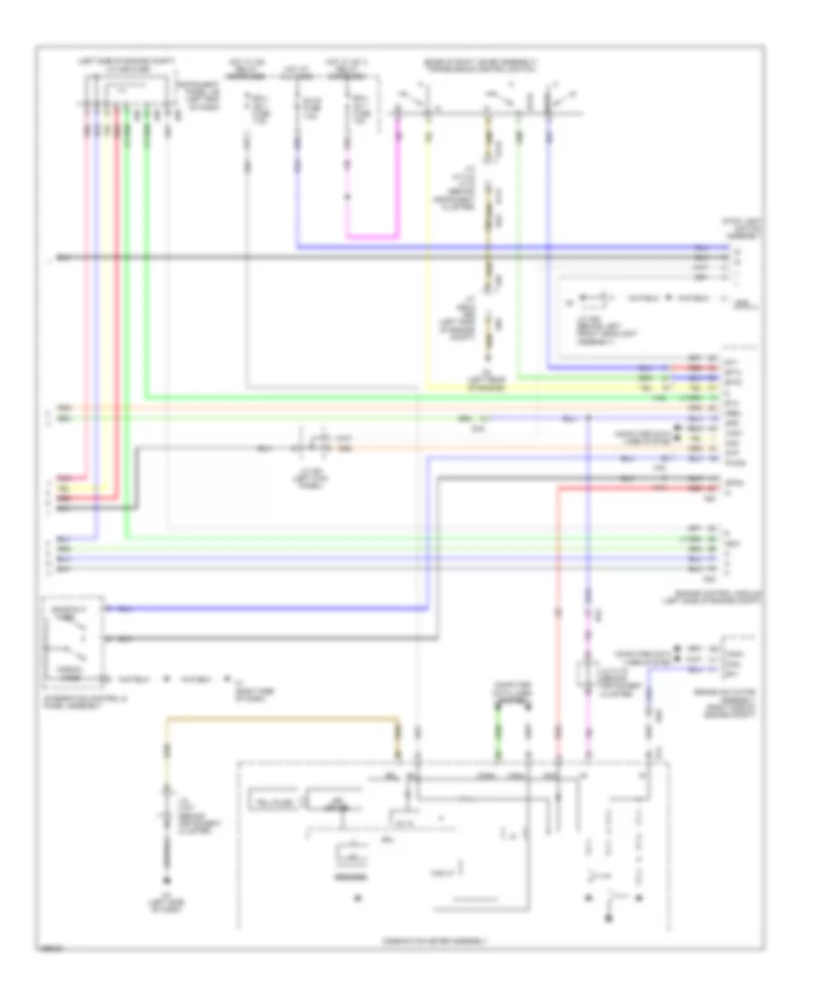 Transmission Wiring Diagram (2 of 2) for Lexus ES 350 2013