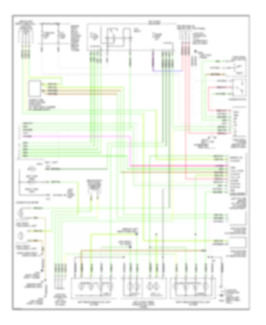 Exterior Lamps Wiring Diagram 2 of 2 for Lexus GS 300 1999