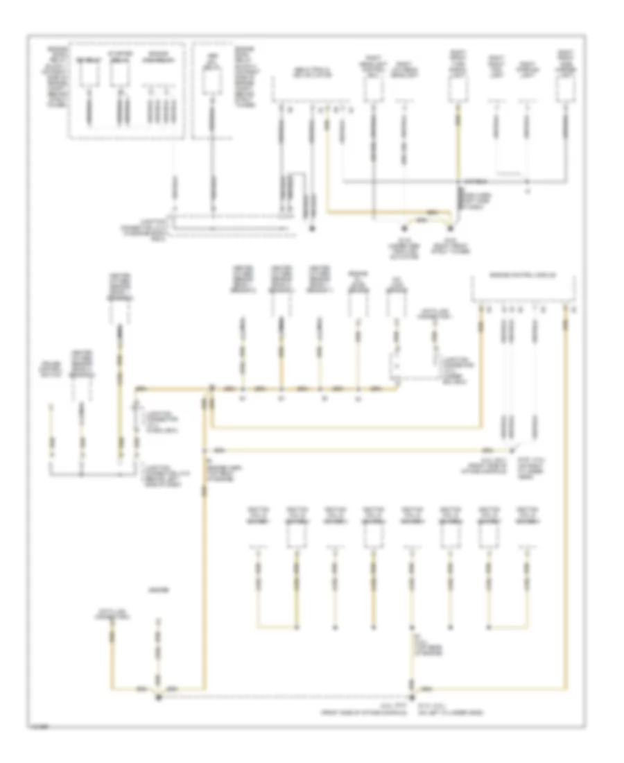 Ground Distribution Wiring Diagram 1 of 4 for Lexus GS 300 1999