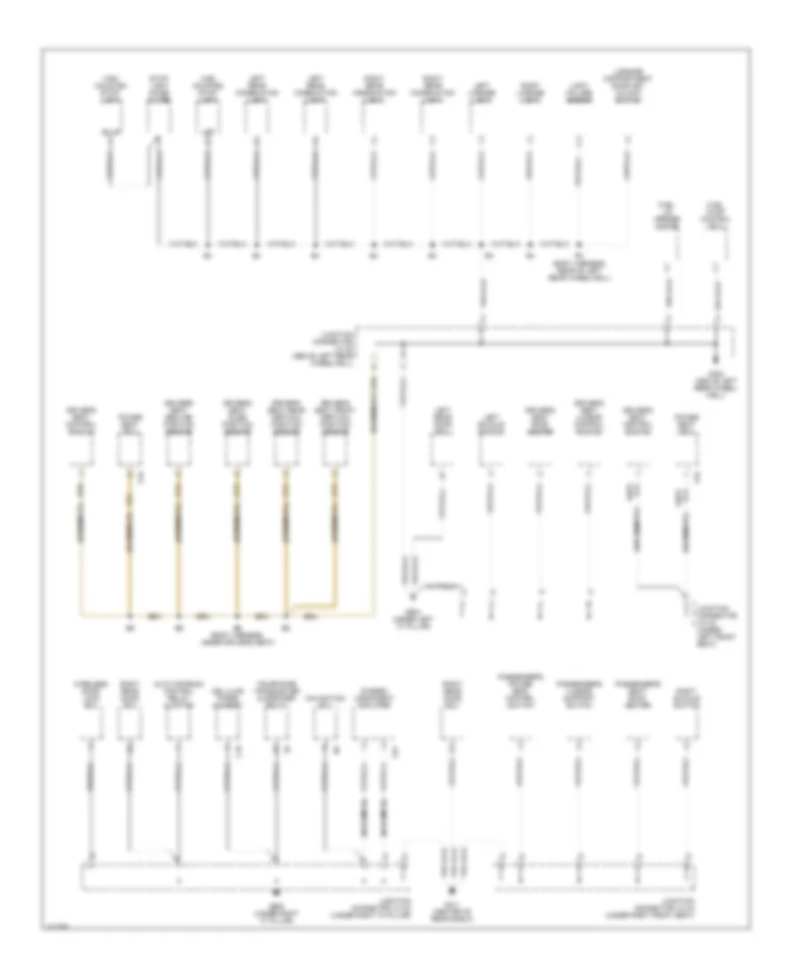 Ground Distribution Wiring Diagram 4 of 4 for Lexus GS 300 1999