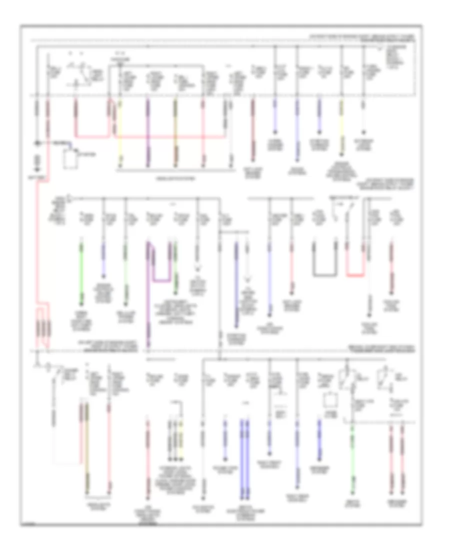 Power Distribution Wiring Diagram 1 of 2 for Lexus GS 300 1999