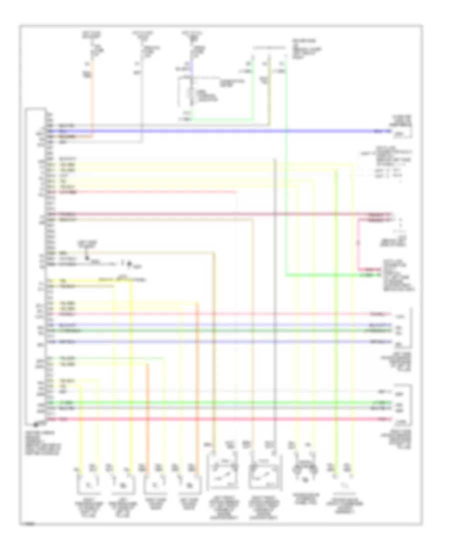 Supplemental Restraint Wiring Diagram for Lexus GS 300 1999