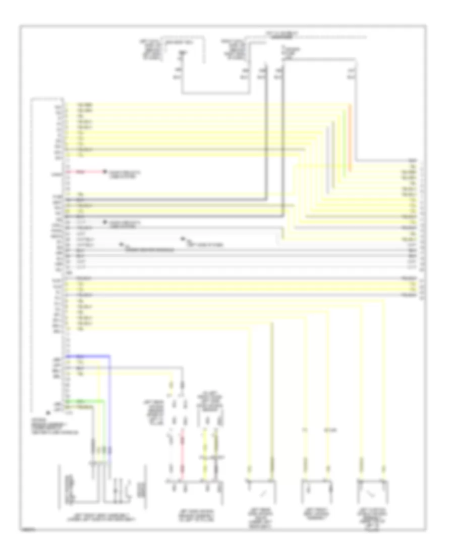 Supplemental Restraint Wiring Diagram 1 of 3 for Lexus GS 350 2013