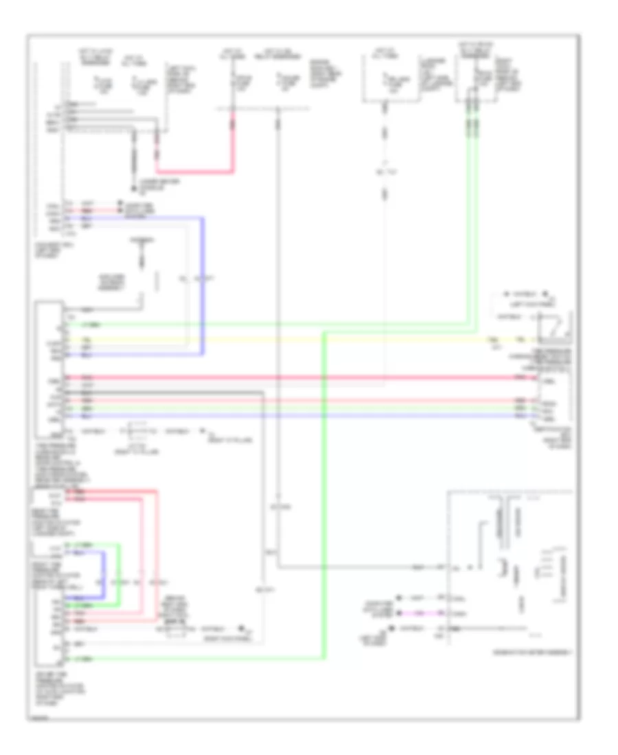 Tire Pressure Monitoring Wiring Diagram for Lexus GS 350 2013