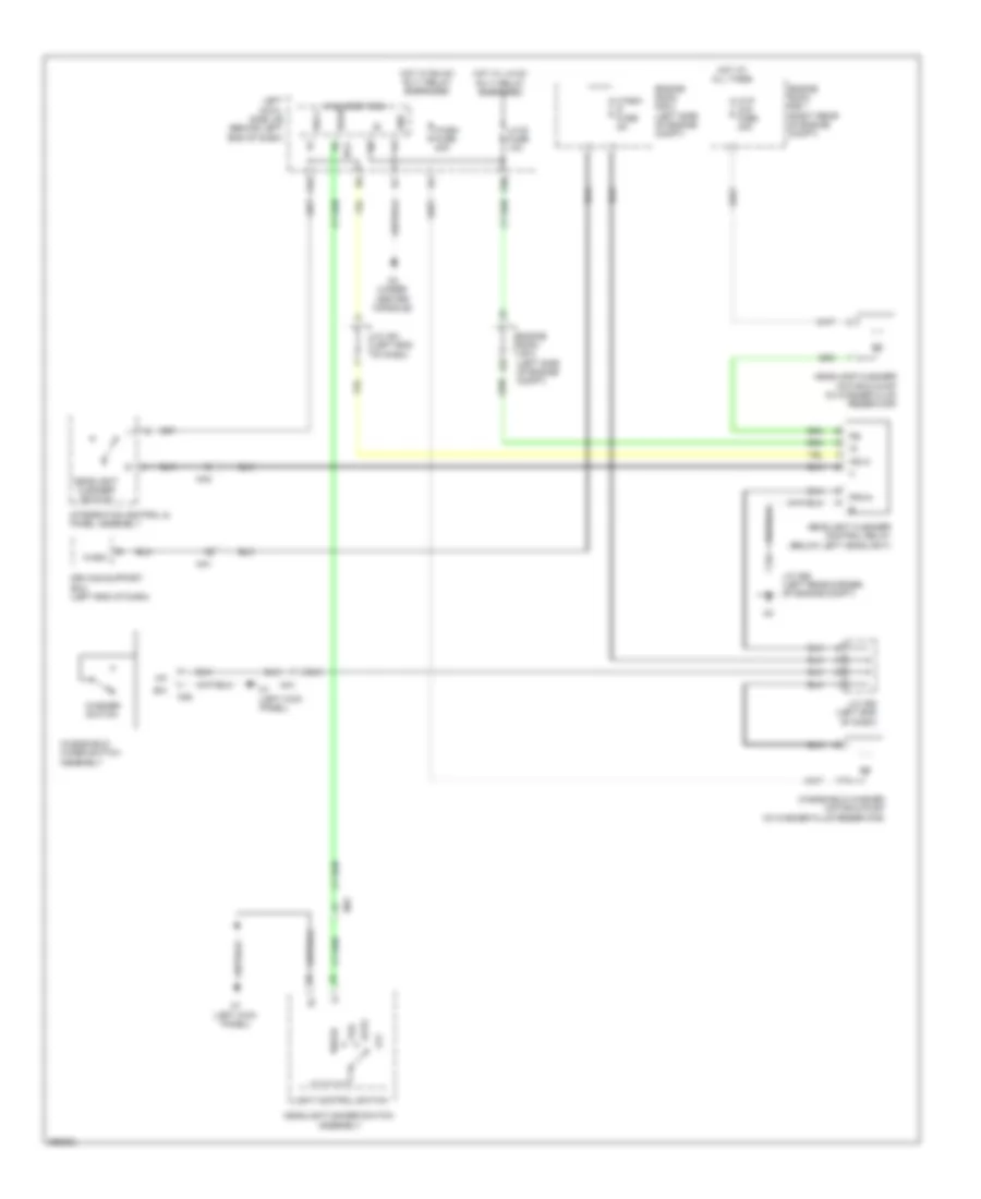 Headlamp Washer Wiring Diagram for Lexus GS 350 2013