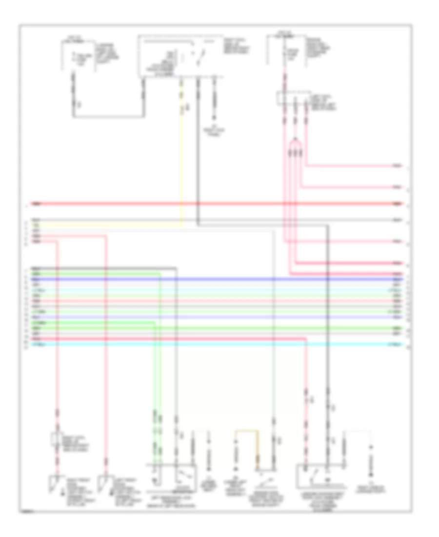 Forced Entry Wiring Diagram 2 of 8 for Lexus GS 350 2013