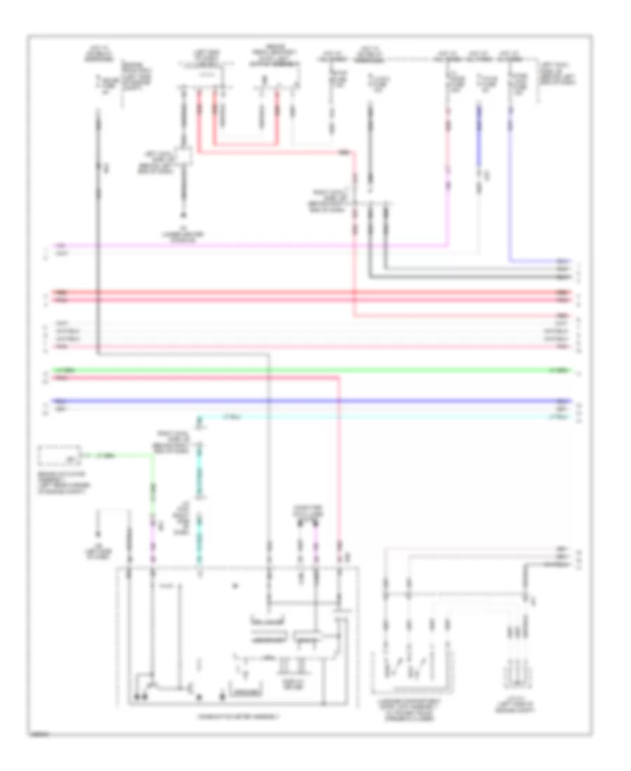 Forced Entry Wiring Diagram 5 of 8 for Lexus GS 350 2013