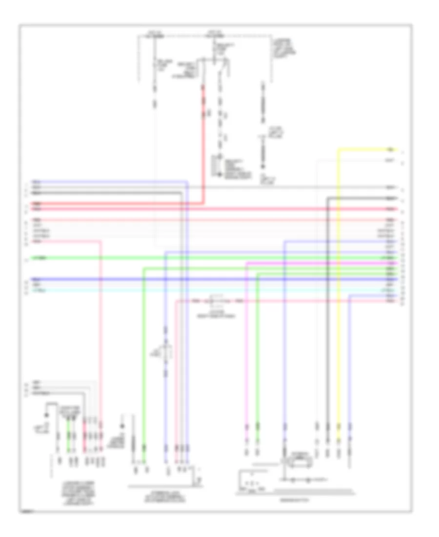 Forced Entry Wiring Diagram 6 of 8 for Lexus GS 350 2013