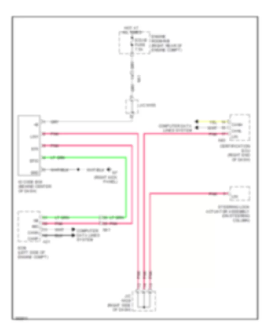 Immobilizer Wiring Diagram for Lexus GS 350 2013