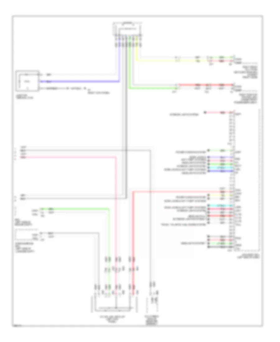 Body ECU Wiring Diagram 3 of 3 for Lexus GS 350 2013