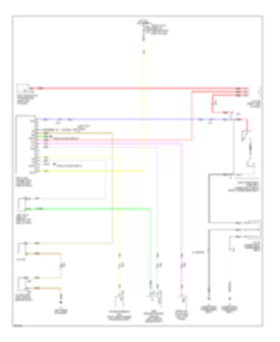 Data Link Connector Wiring Diagram for Lexus GS 350 2013