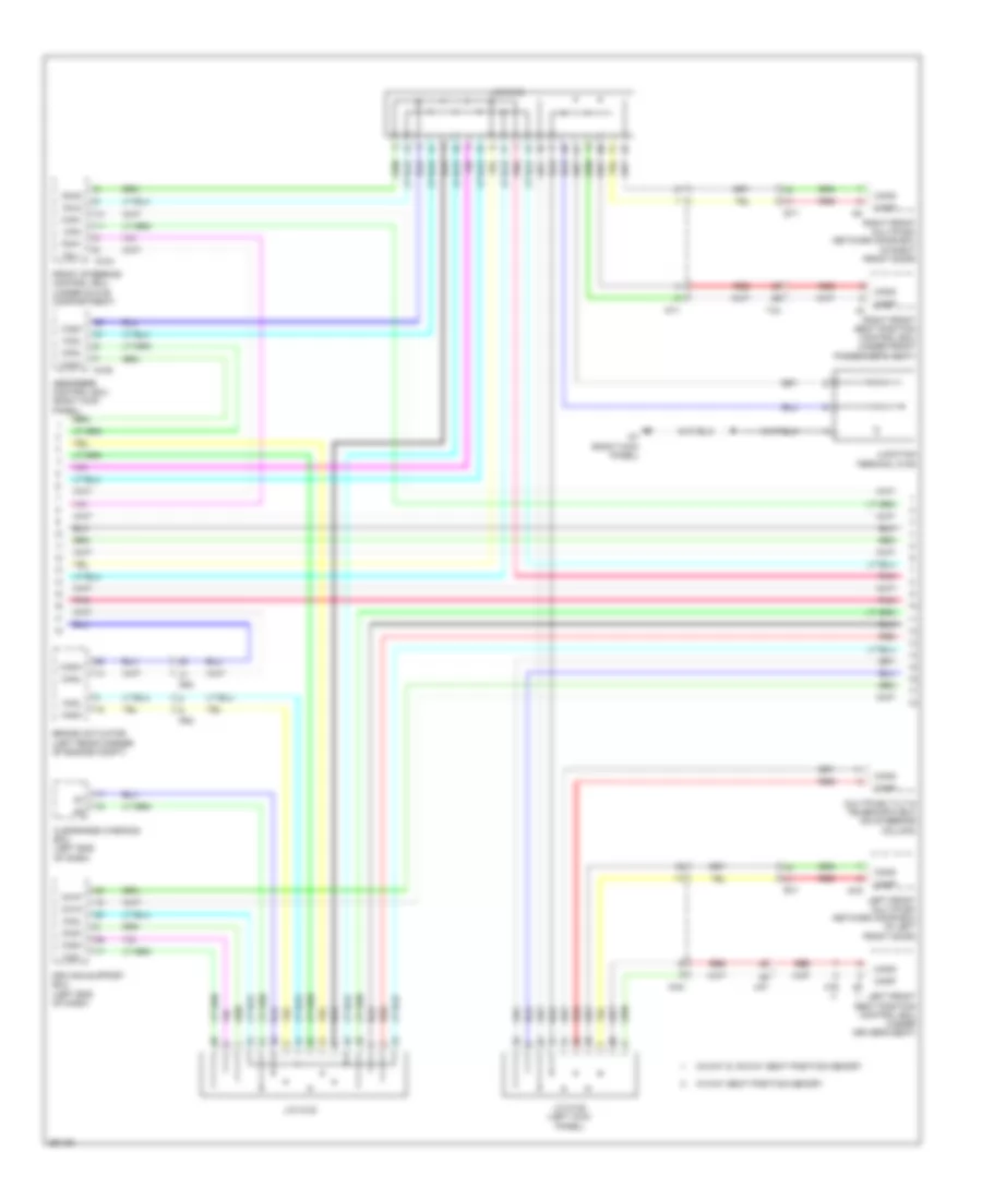 High Low Bus Wiring Diagram 2 of 4 for Lexus GS 350 2013