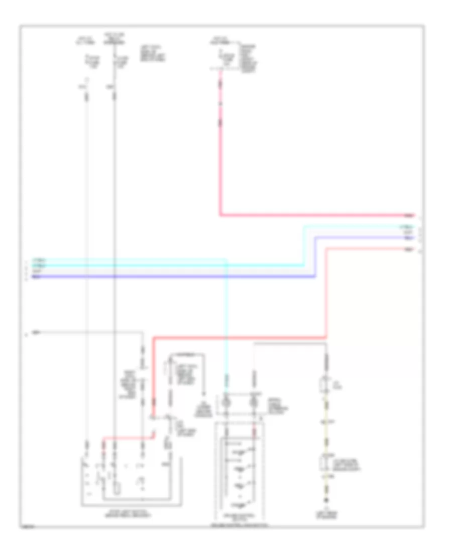 Cruise Control Wiring Diagram without Dynamic Radar Controls 2 of 3 for Lexus GS 350 2013